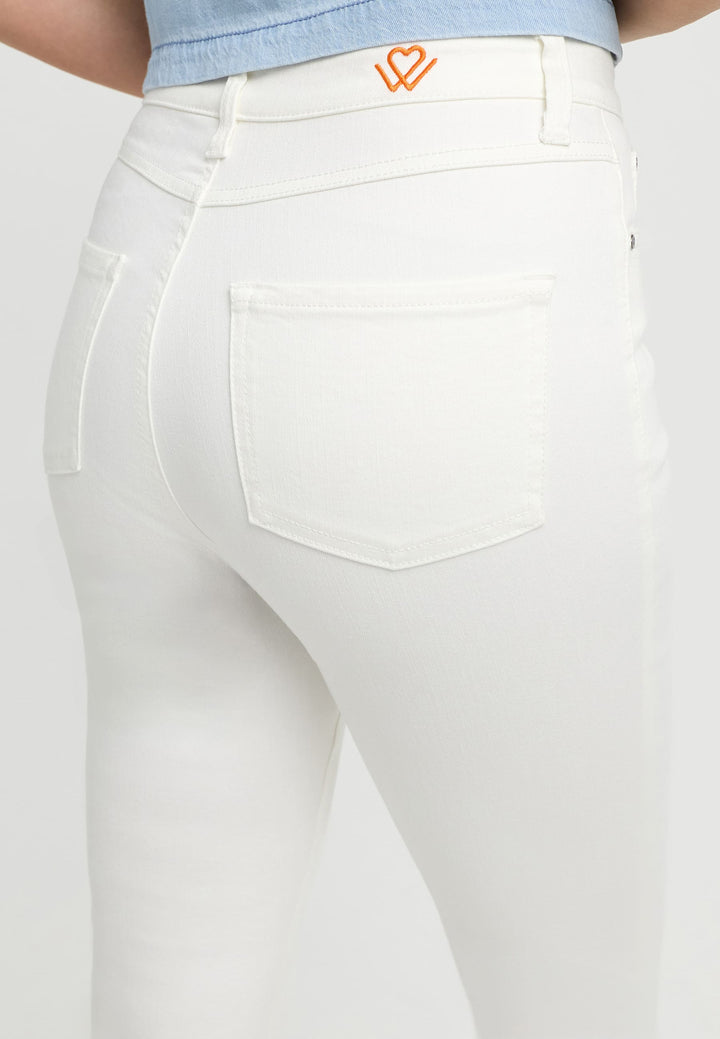 wonderjeans High Waist Authentic White